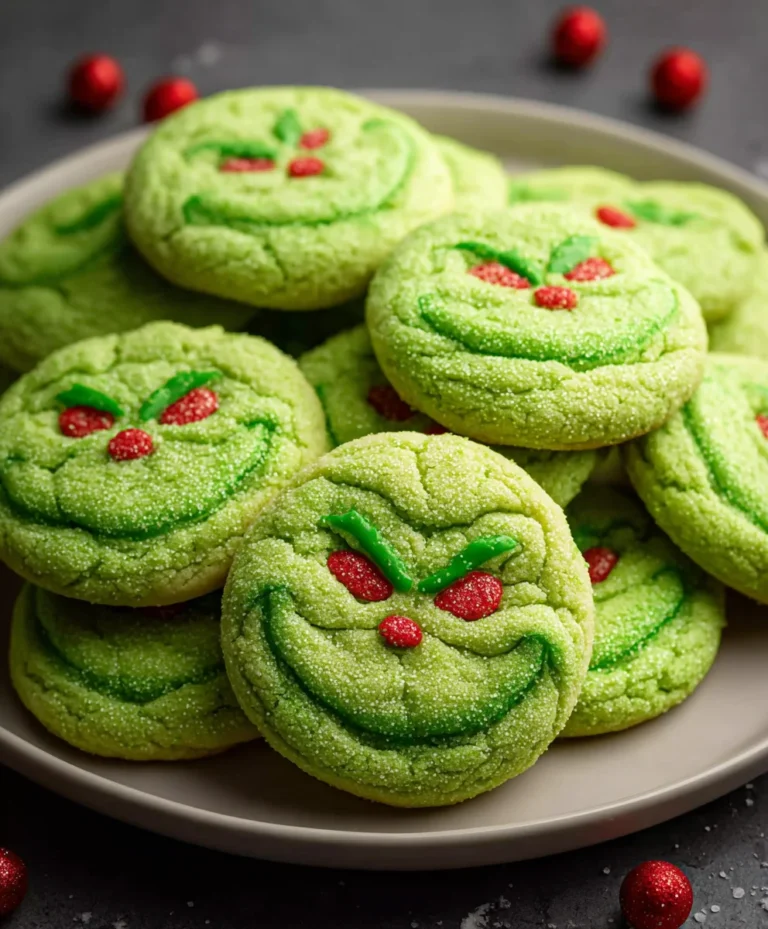 Grinch Sugar Cookies-Festive & Fun Holiday Treats