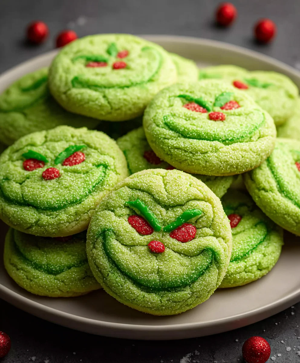 Grinch Sugar Cookies-Festive & Fun Holiday Treats