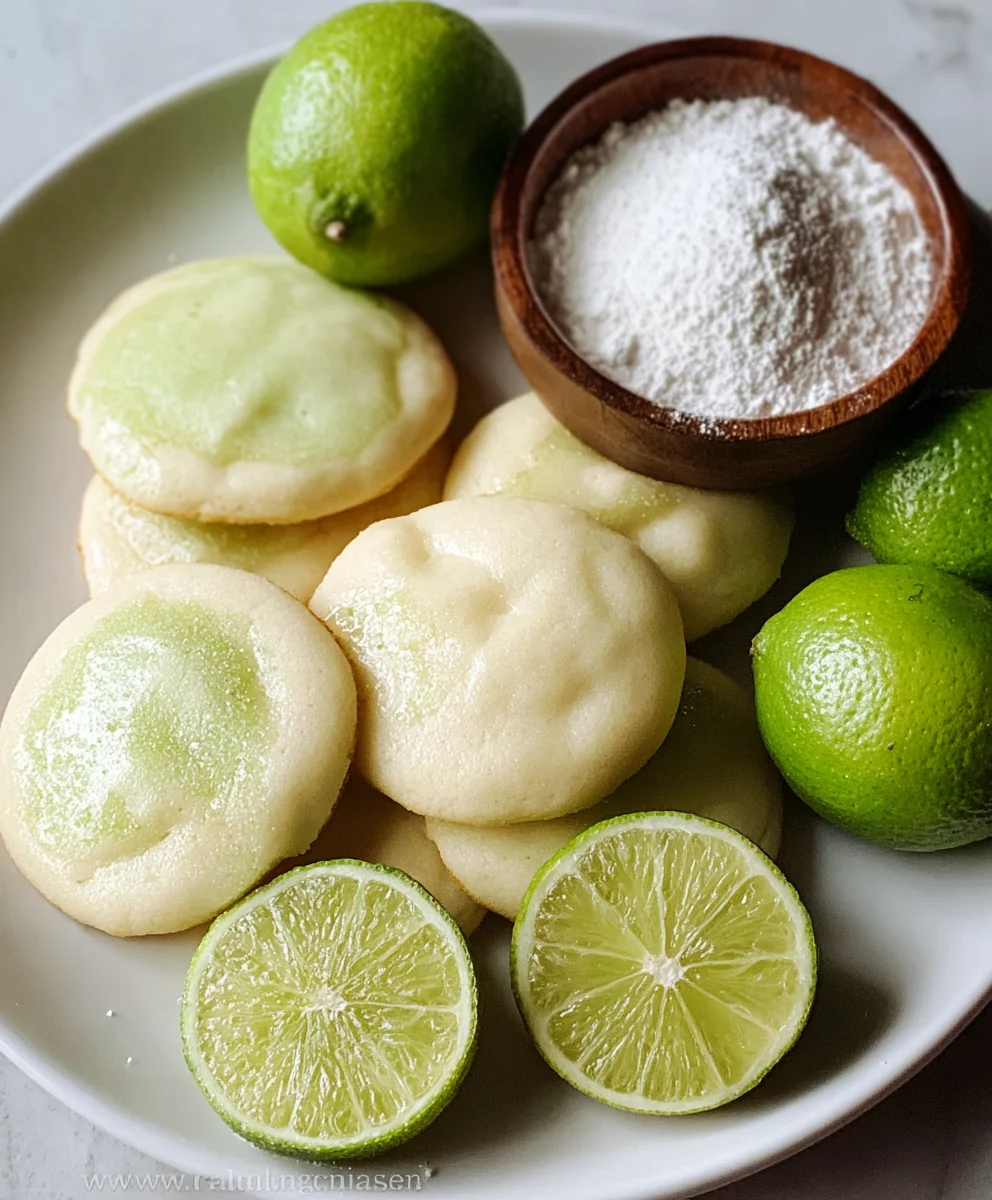 Zesty Lime Sugar Cookies- Easy Citrus Bake