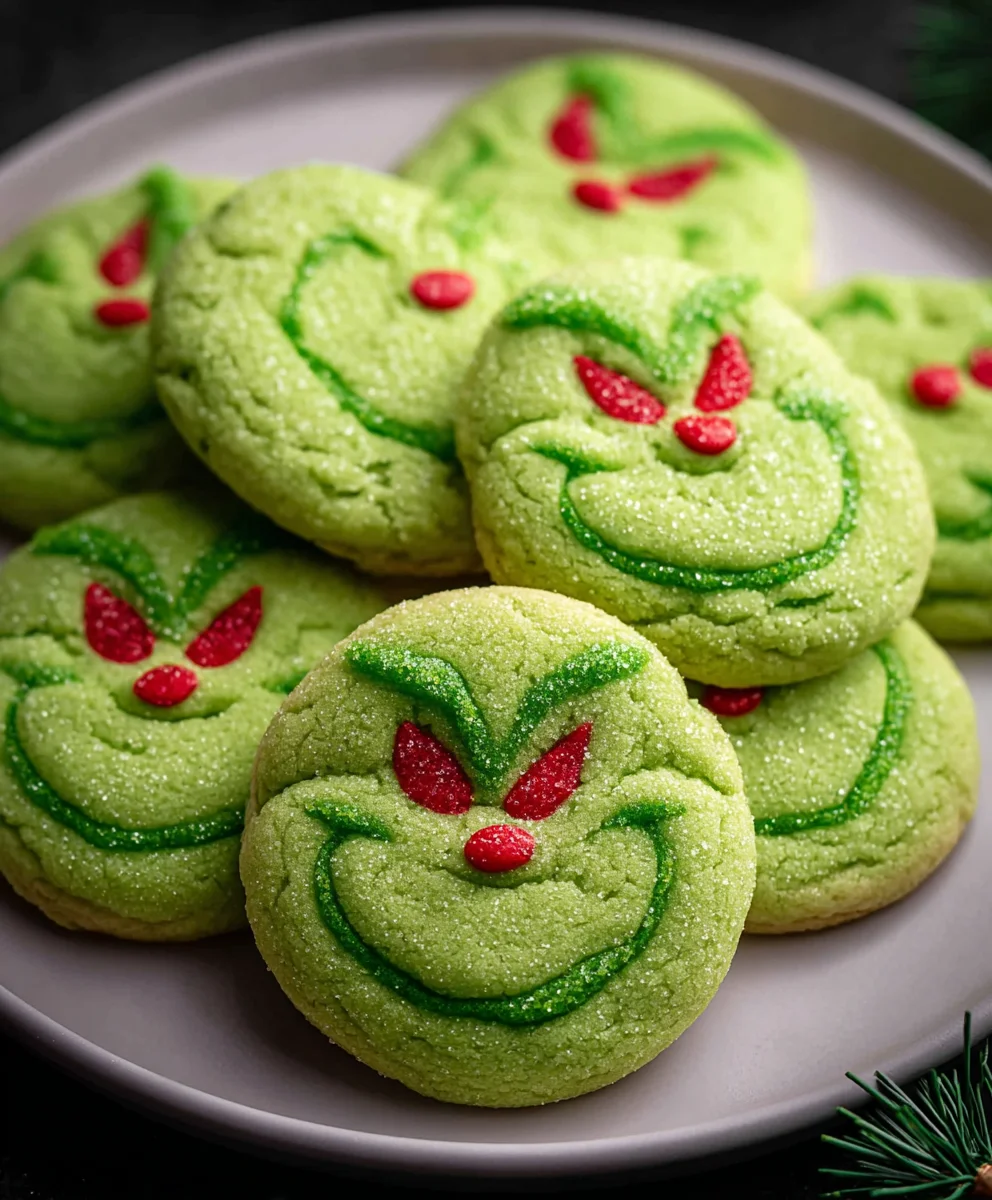 Grinch Sugar Cookies-Festive & Fun Holiday Treats
