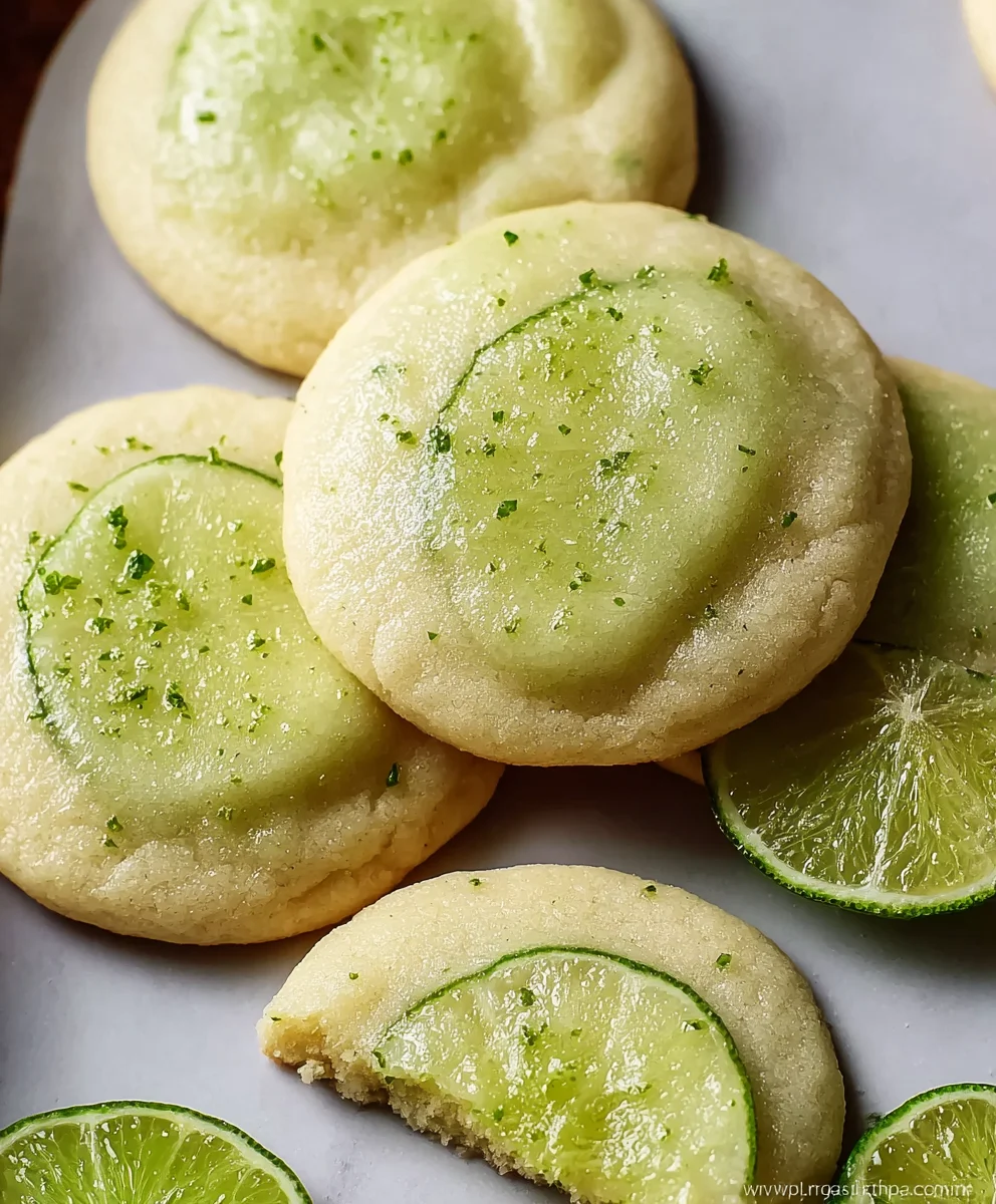 Zesty Lime Sugar Cookies- Easy Citrus Bake