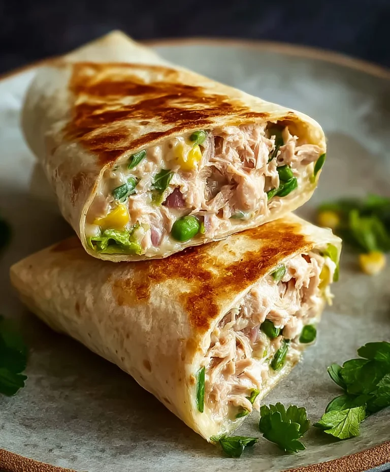 Quick Tuna Melt Wrap Recipe Fast Lunch Idea