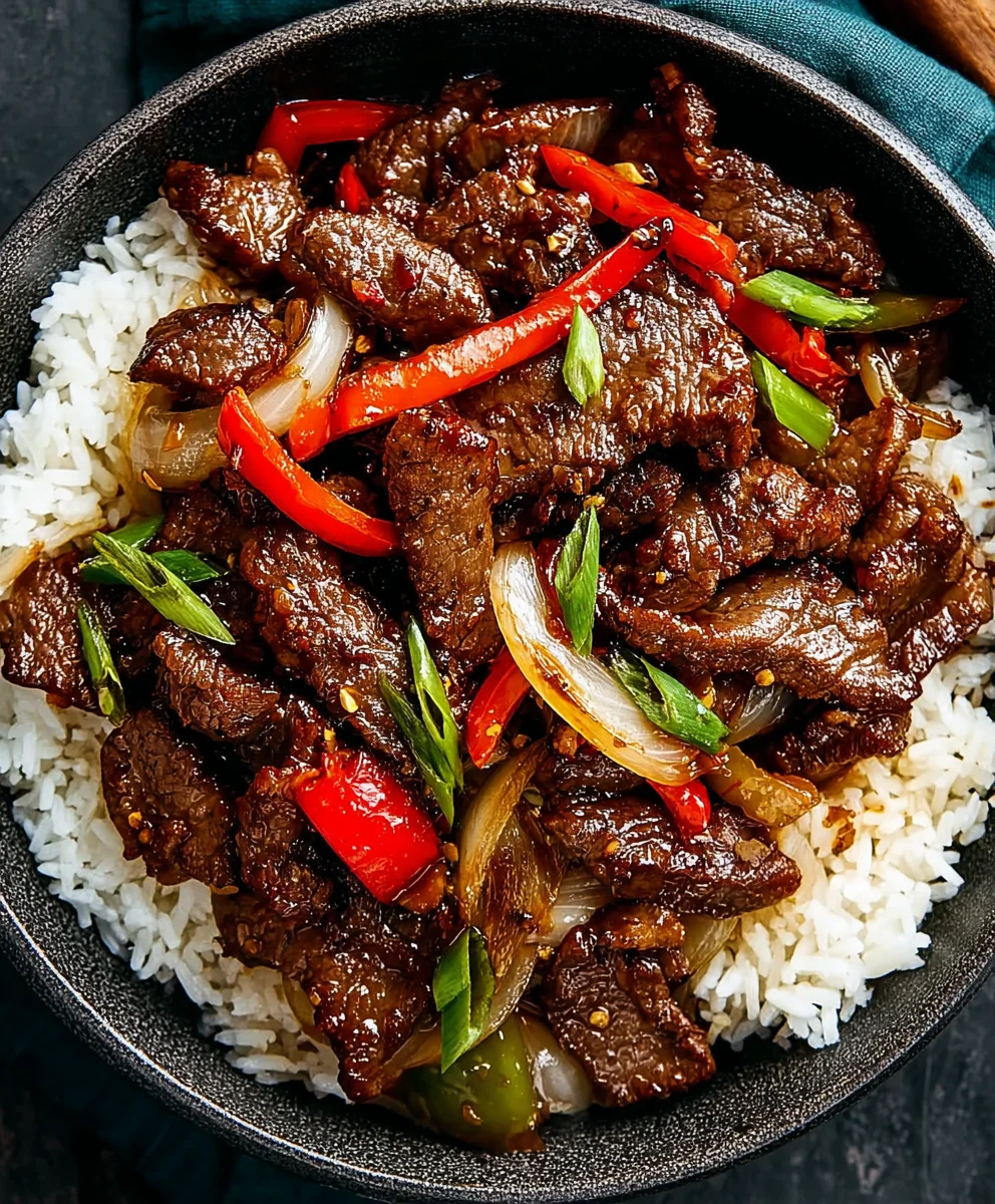 Spicy Black Pepper Beef Stir-fry - Quick & Easy Recipe
