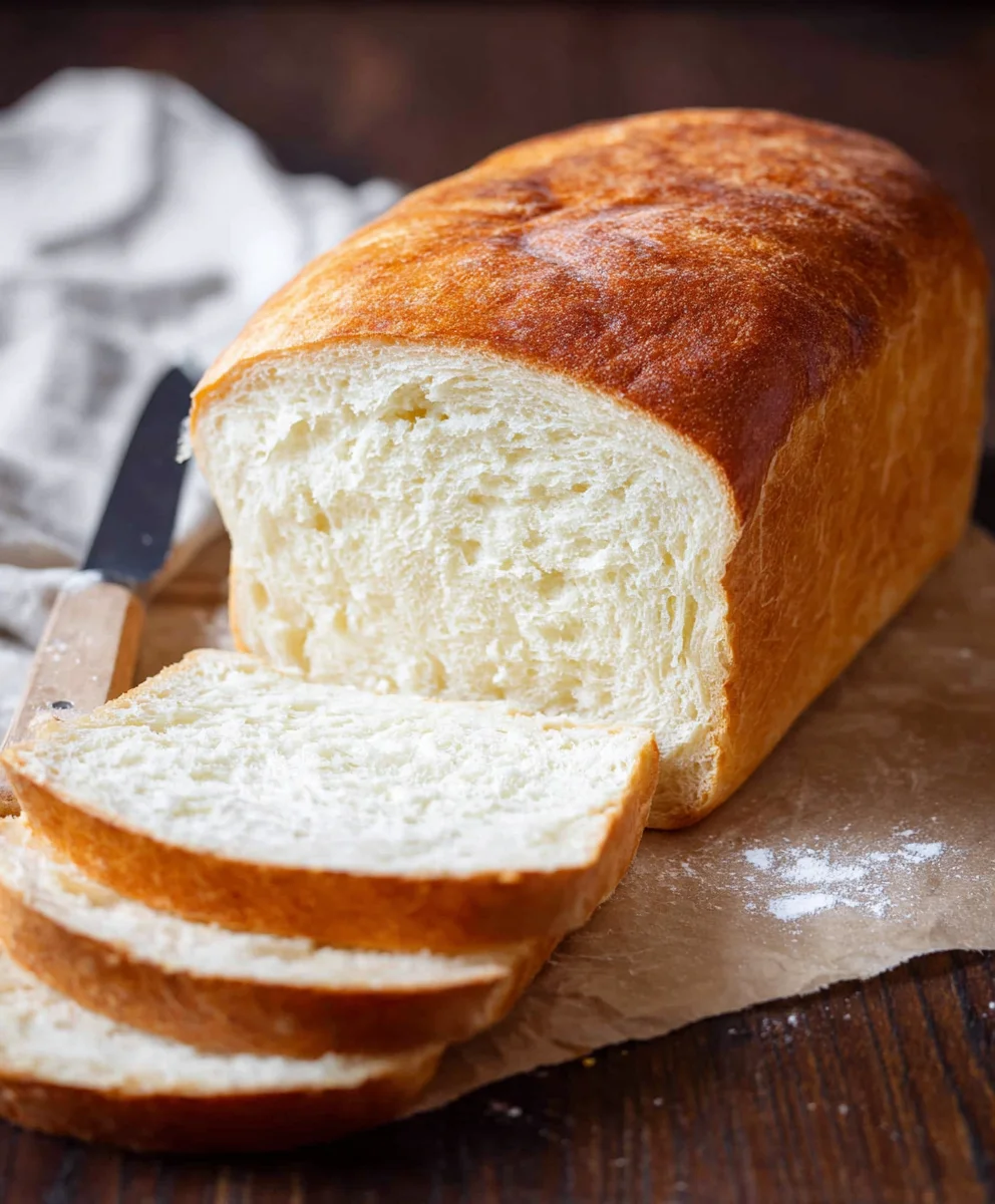 Amish White Bread Recipe-Soft Fluffy Homemade Loaf