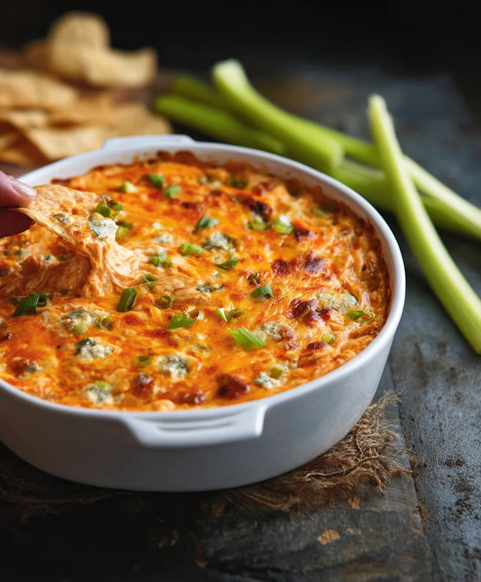 Easy Buffalo Chicken Dip Recipe-Game Day Favorite