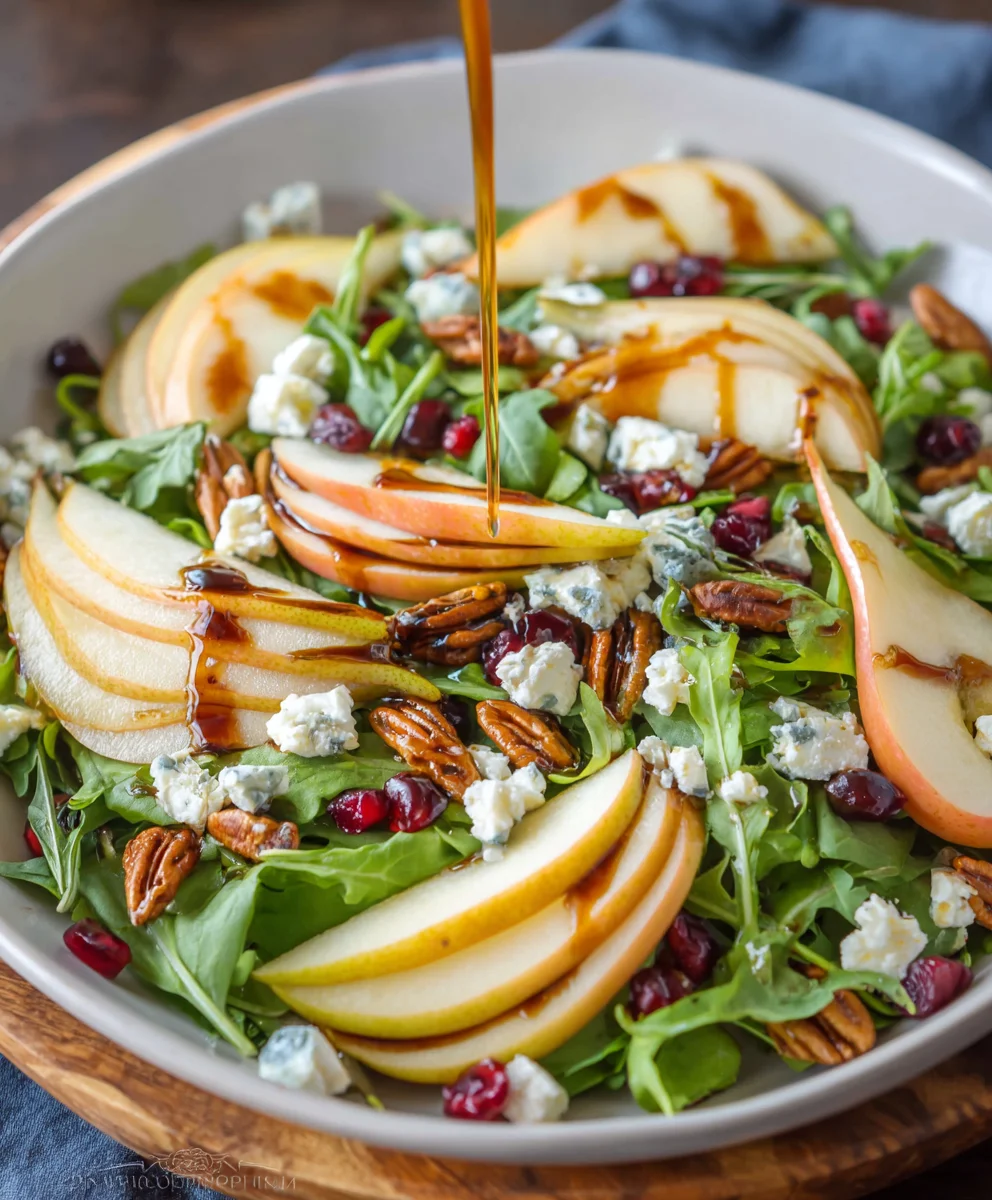 Simple Pear Salad Balsamic Vinaigrette Recipe
