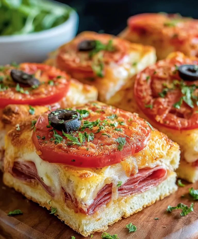 Spicy Beef Italian Sub Squares – Easy Appetizer Recipe