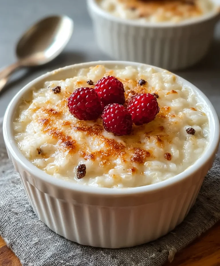 Creamy Rice Pudding Recipe – Easy Comfort Food