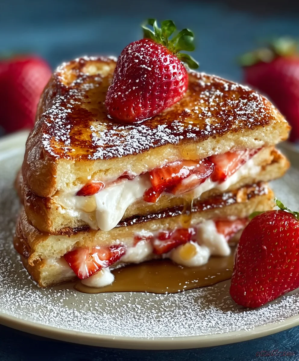Cheesecake French Toast- Decadent Breakfast Bliss
