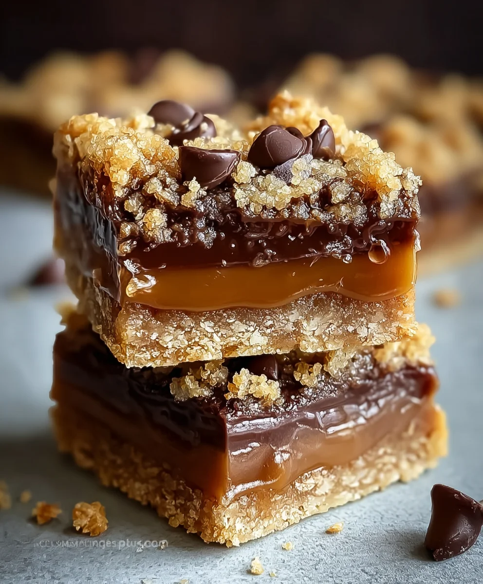Delicious Caramel Bars Easy Recipe-Caramelitas