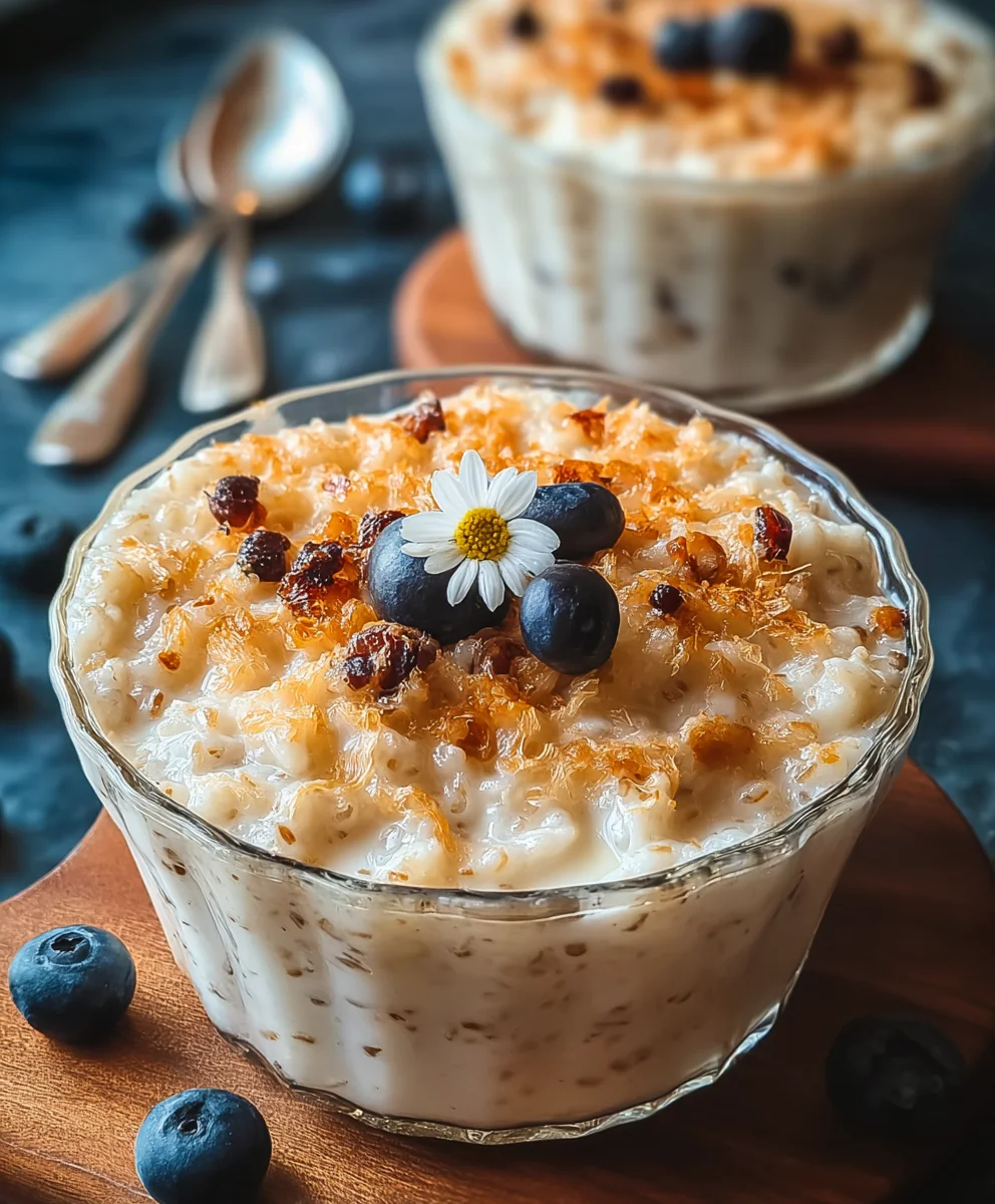 Creamy Rice Pudding Recipe - Easy Comfort Food