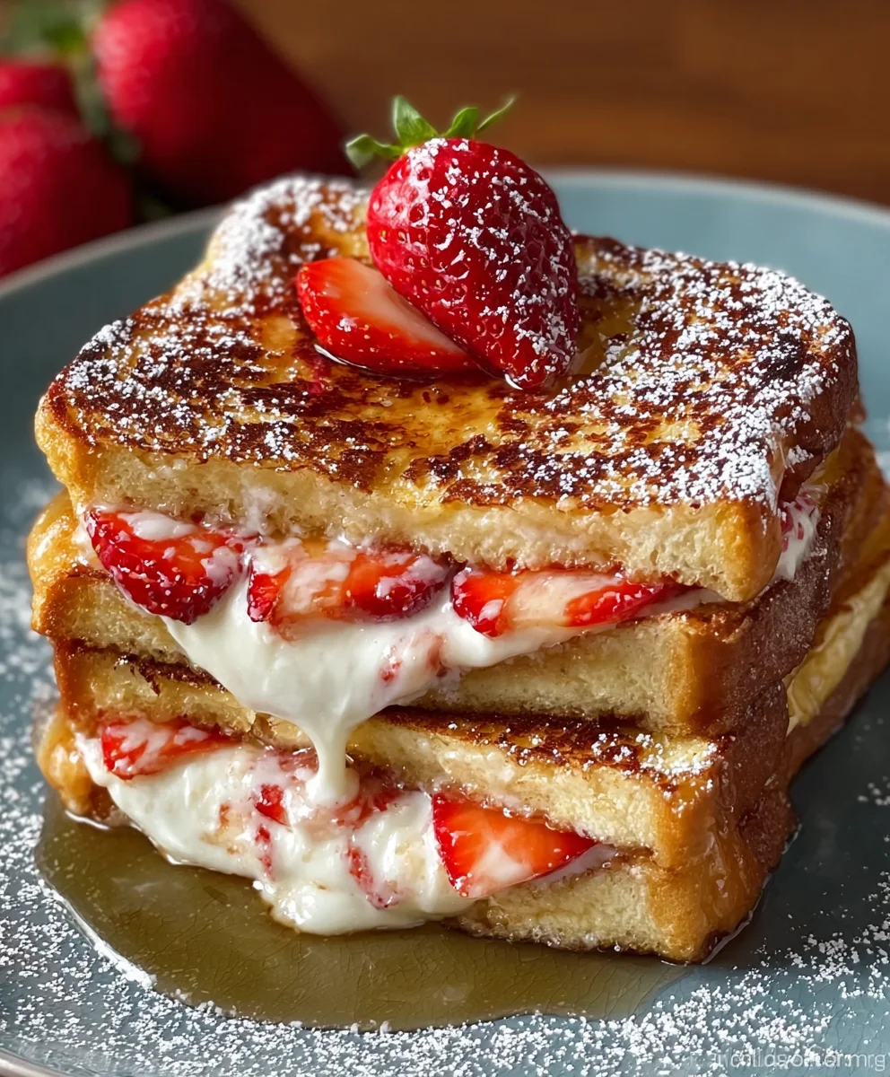 Cheesecake French Toast- Decadent Breakfast Bliss