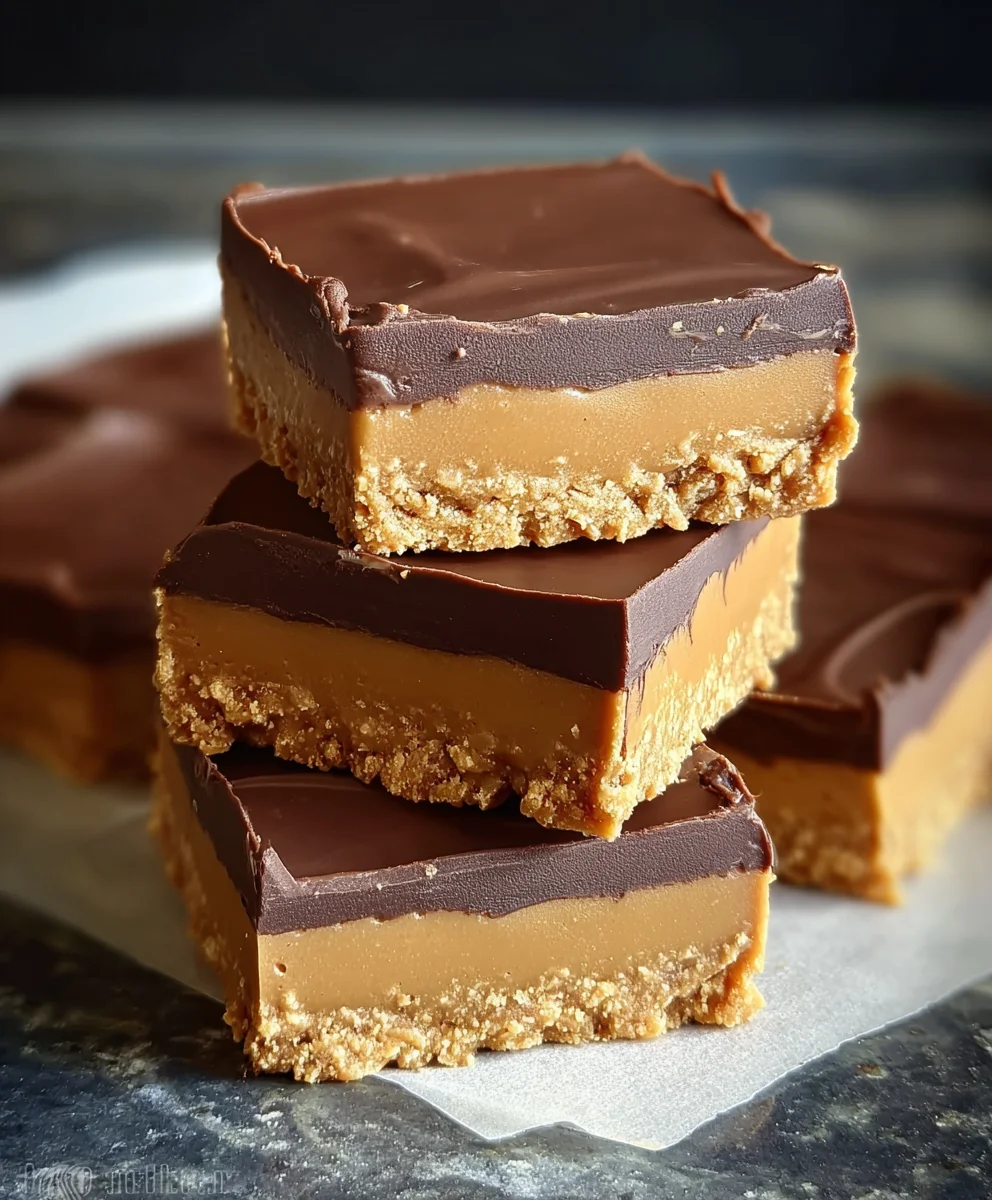 Easy Peanut Butter Bars - Deliciously Simple Treats