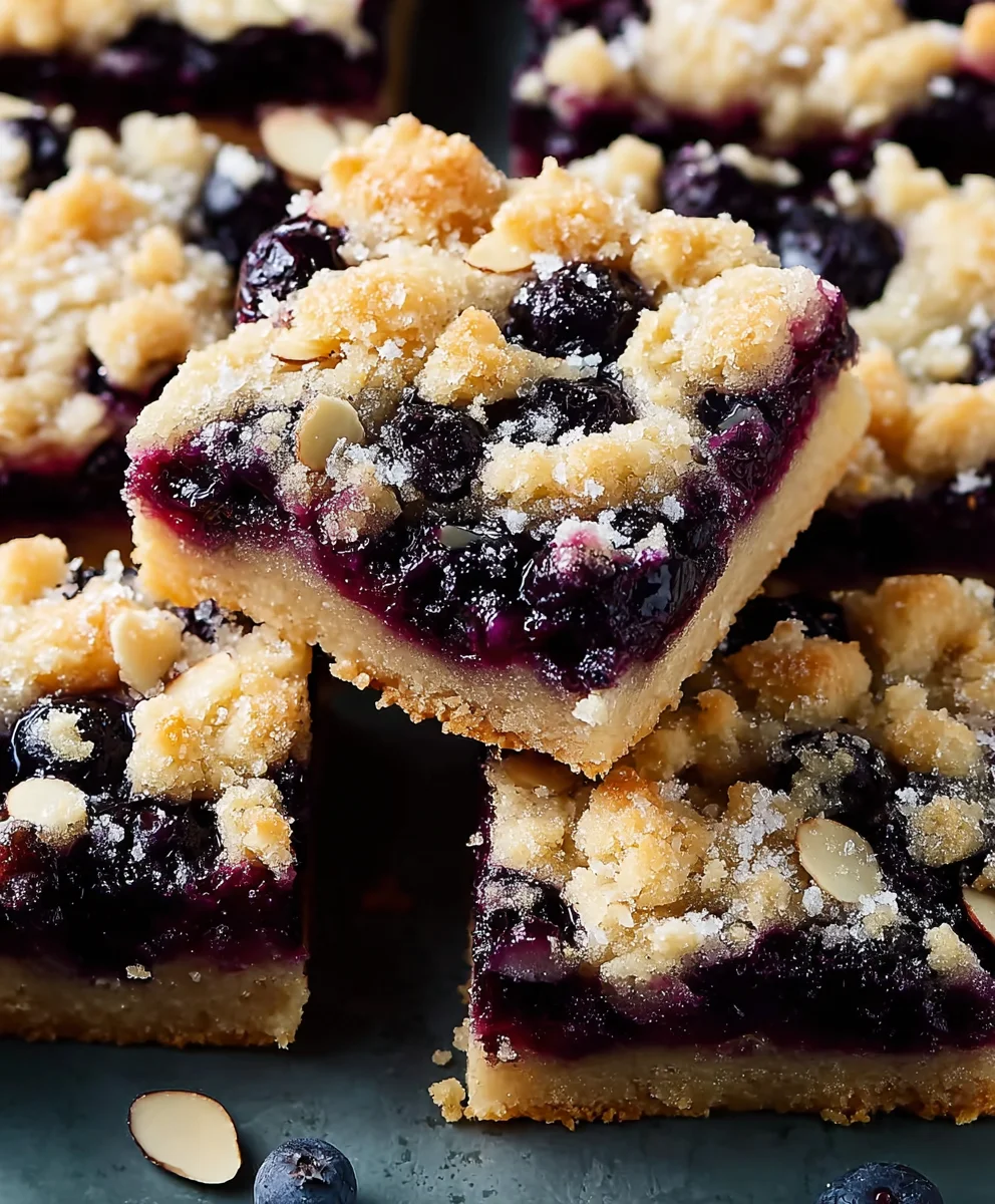 Blueberry Pie Cookie Bars-Sweet Dessert Treat