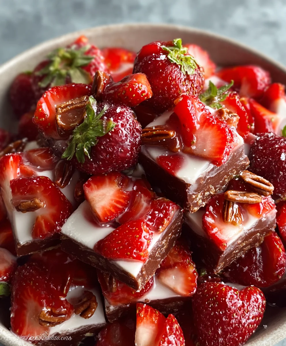 Sweet Strawberry Toffee-Easy Treat