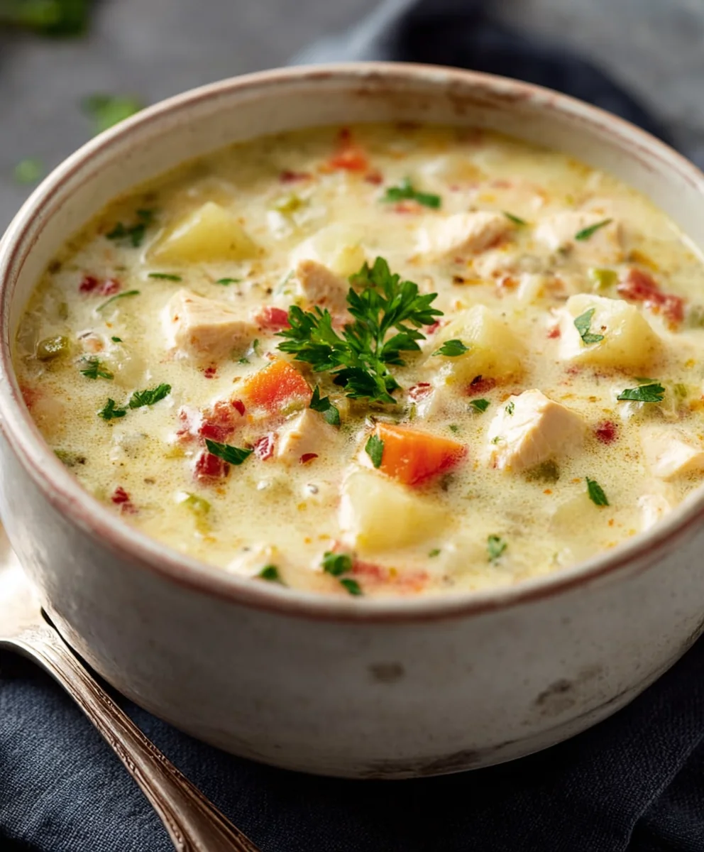 Hearty Chicken Potato Soup - Easy Comfort Food
