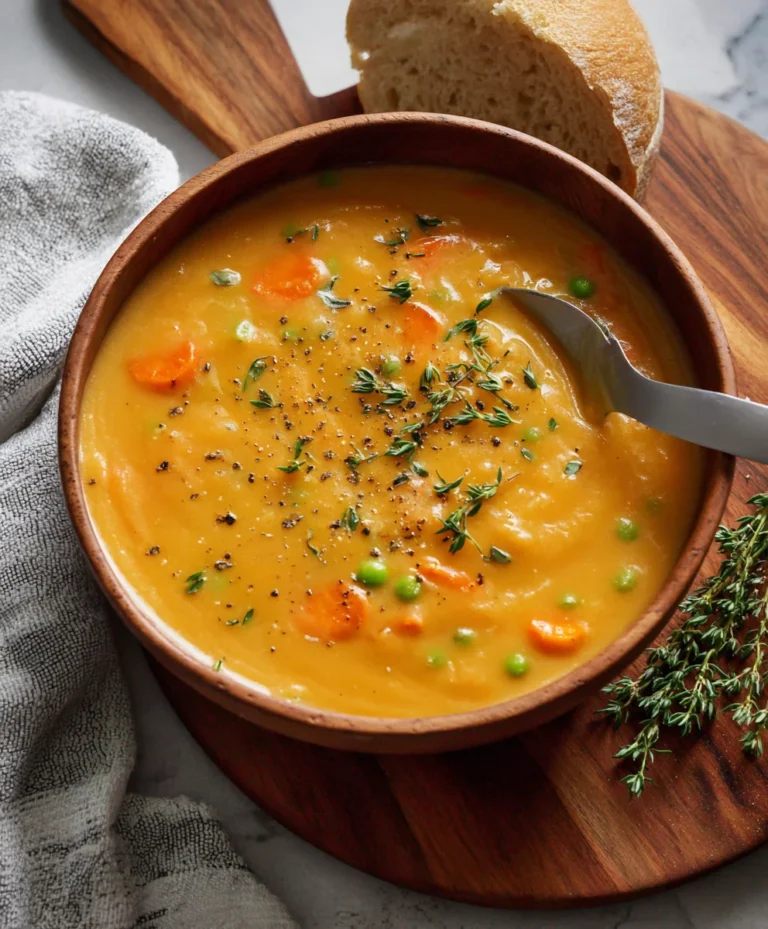 One-Pot Creamy Vegetable Soup Recipe – Easy & Delicious