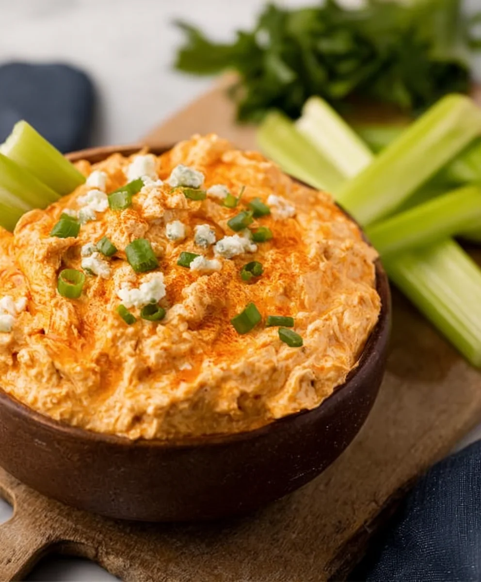 Easy Crockpot Buffalo Chicken Dip Recipe