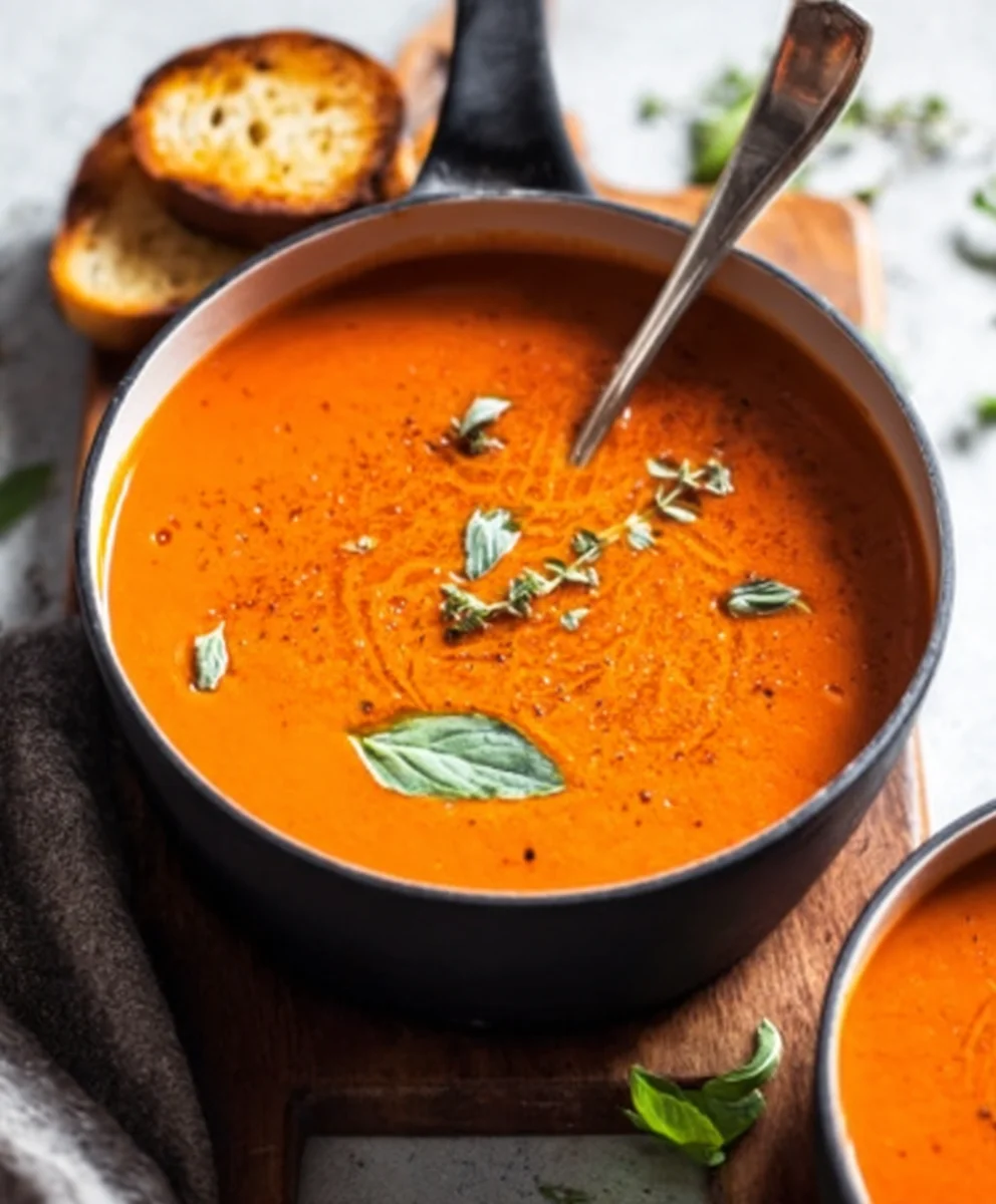 Creamy Tomato Soup - Easy Winter Comfort Food