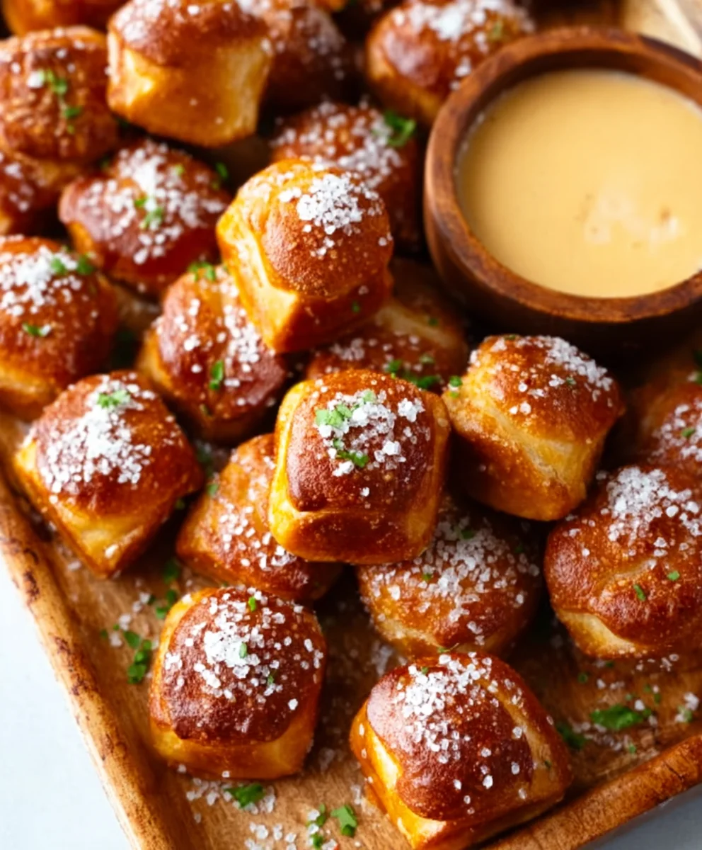 Buttery Soft Pretzel Bites-Easy Homemade Recipe