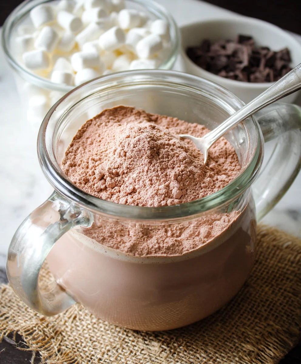 Easy Homemade Hot Cocoa Mix - Just Add Water