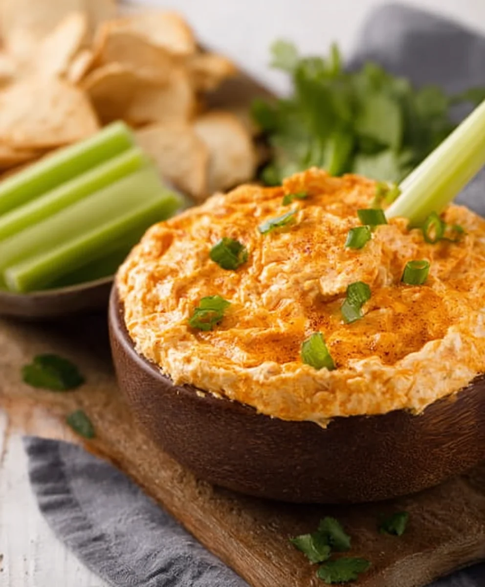 Easy Crockpot Buffalo Chicken Dip Recipe