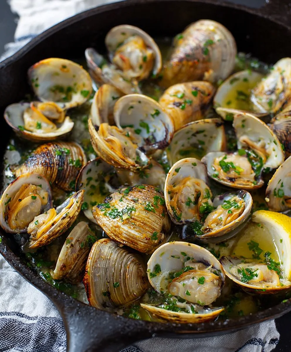 Garlic Butter Beef Sauteed Clams Recipe