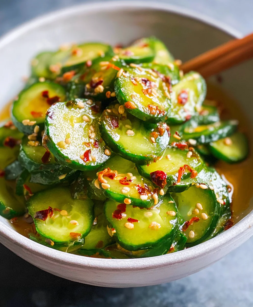 Easy Asian Cucumber Salad - Quick & Refreshing Side Dish