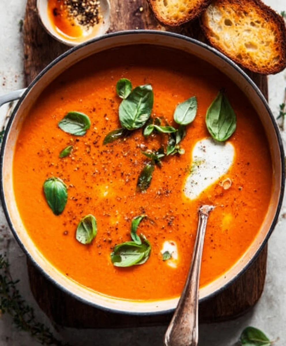 Creamy Tomato Soup - Easy Winter Comfort Food