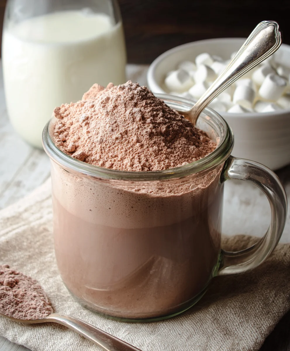 Easy Homemade Hot Cocoa Mix - Just Add Water