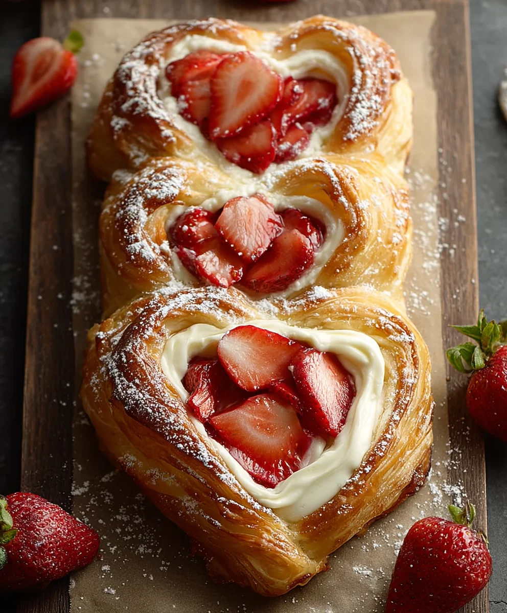 Strawberry Cream Danish Recipe-Easy & Delicious Treat