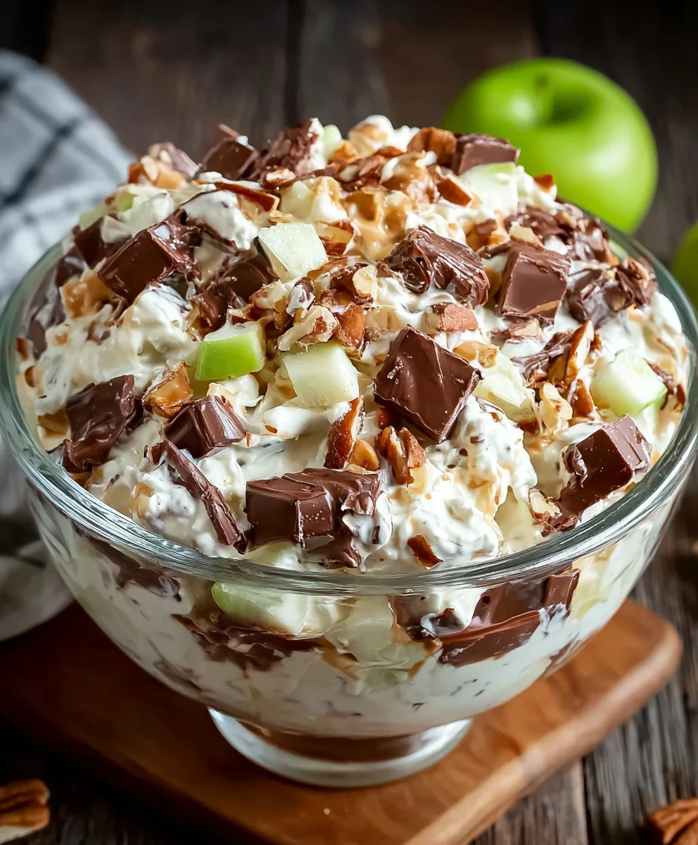 Decadent Snickers Salad Recipe - Easy Dessert Treat