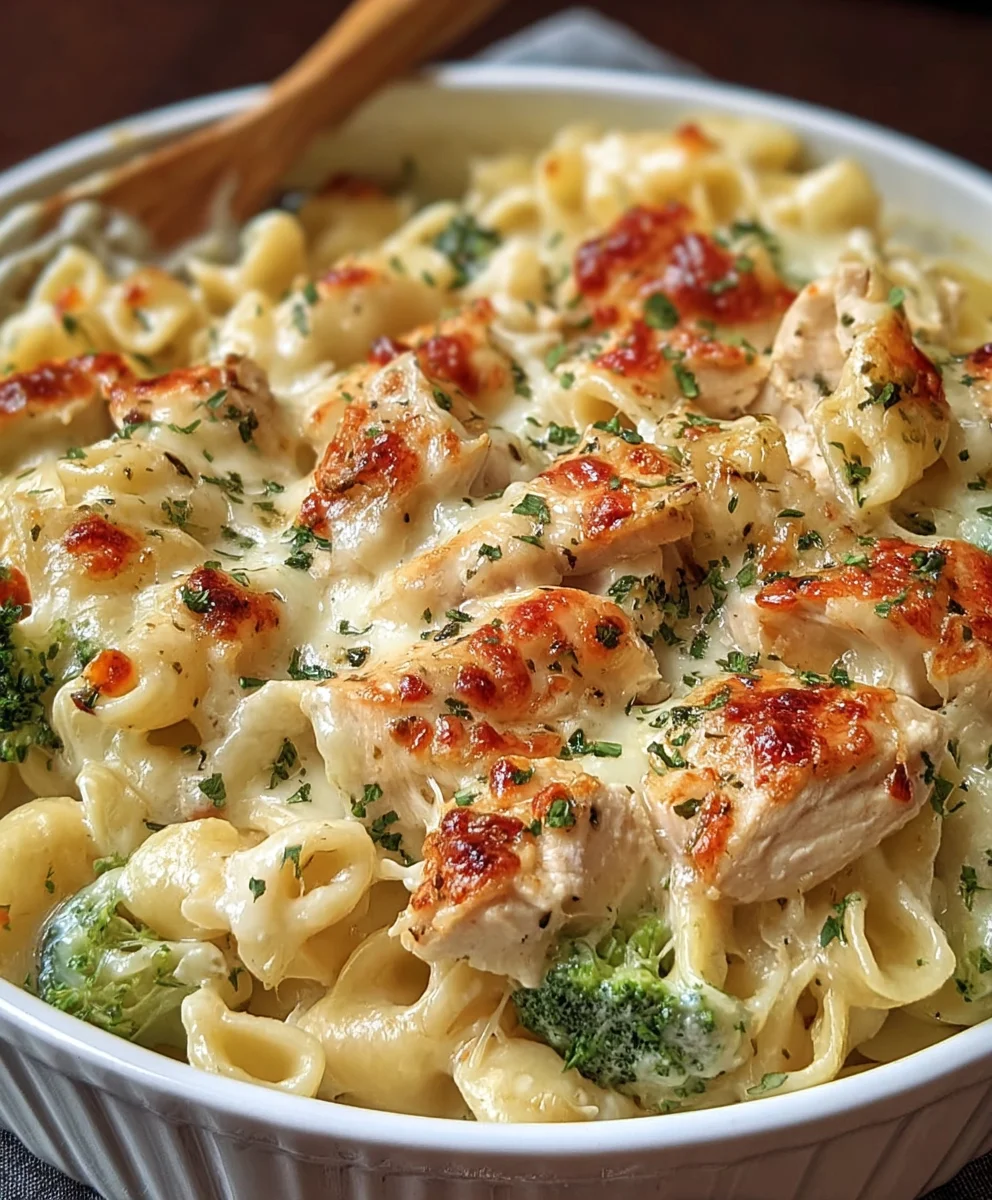 Easy Baked Chicken Alfredo - Creamy & Delicious Dinner