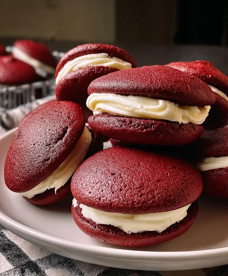 Red Velvet Whoopie Pies Recipe-Easy & Delicious