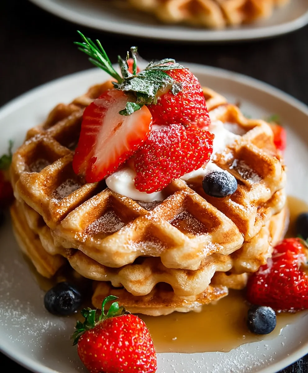 High Protein Waffles - Easy & Delicious Breakfast