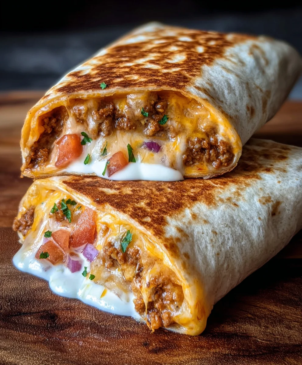 Grilled Cheese Burrito- Cheesy Comfort Food Fusion