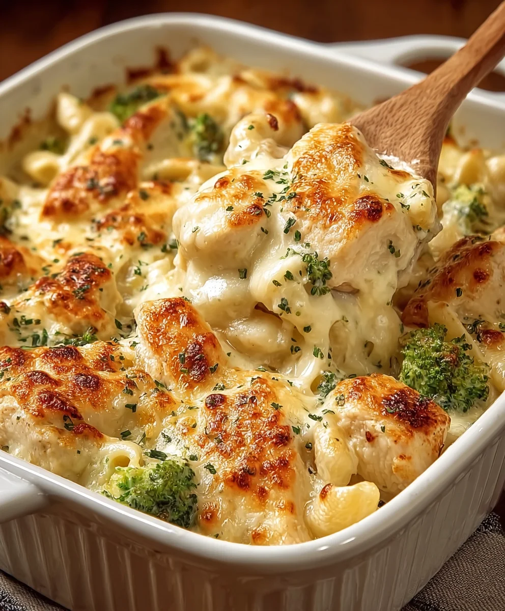 Easy Baked Chicken Alfredo - Creamy & Delicious Dinner