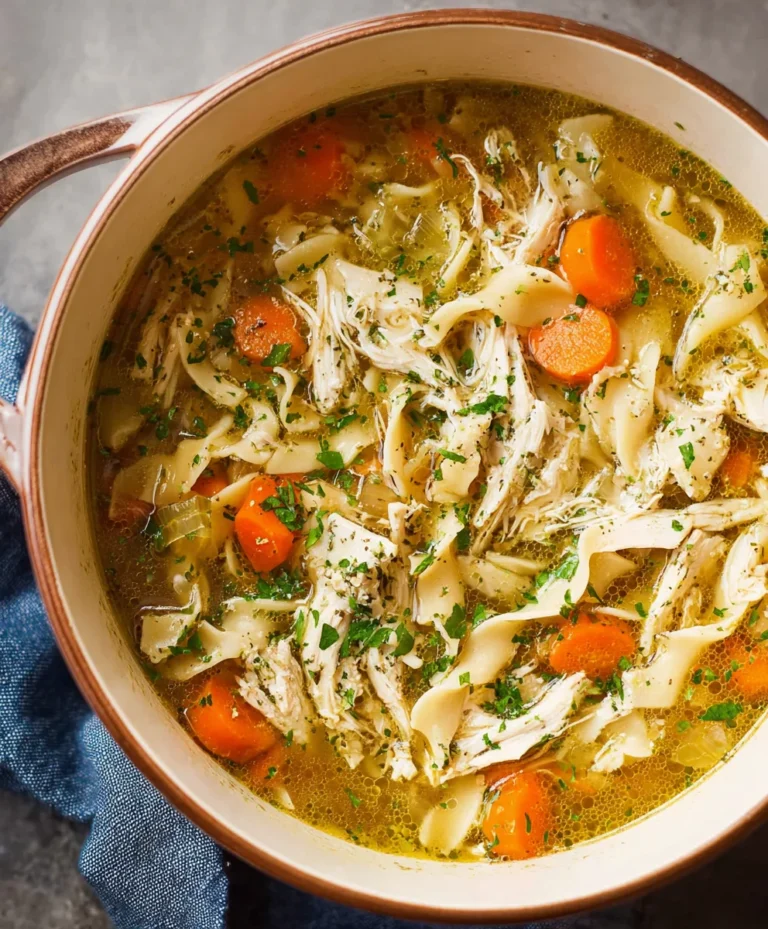 Classic Chicken Noodle Soup – Easy Comfort Food