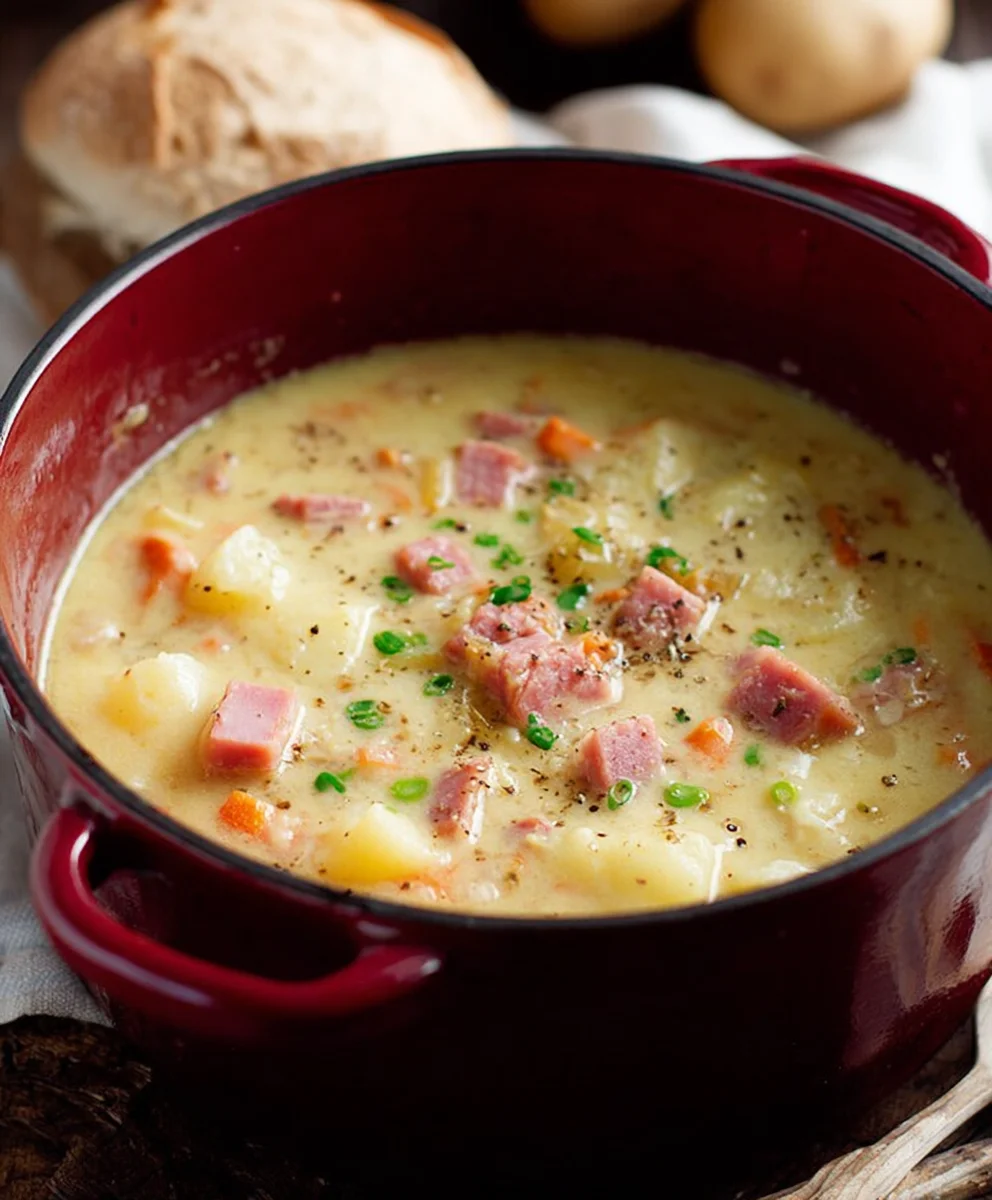 Easy Comforting Beef Potato Soup Recipe