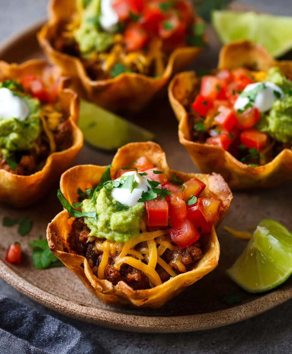 Easy Beef Taco Cups - Quick & Delicious Dinner