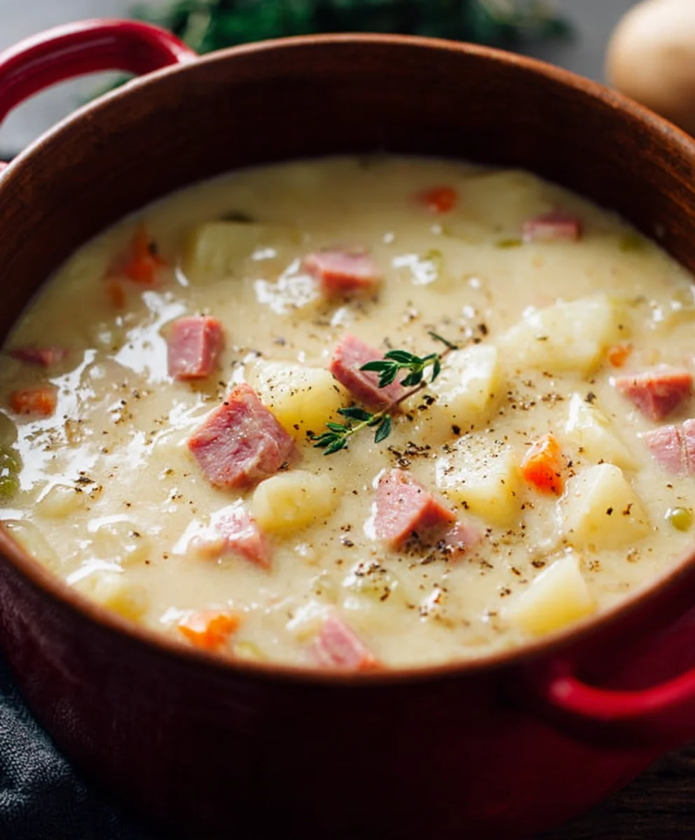 Easy Comforting Beef Potato Soup Recipe