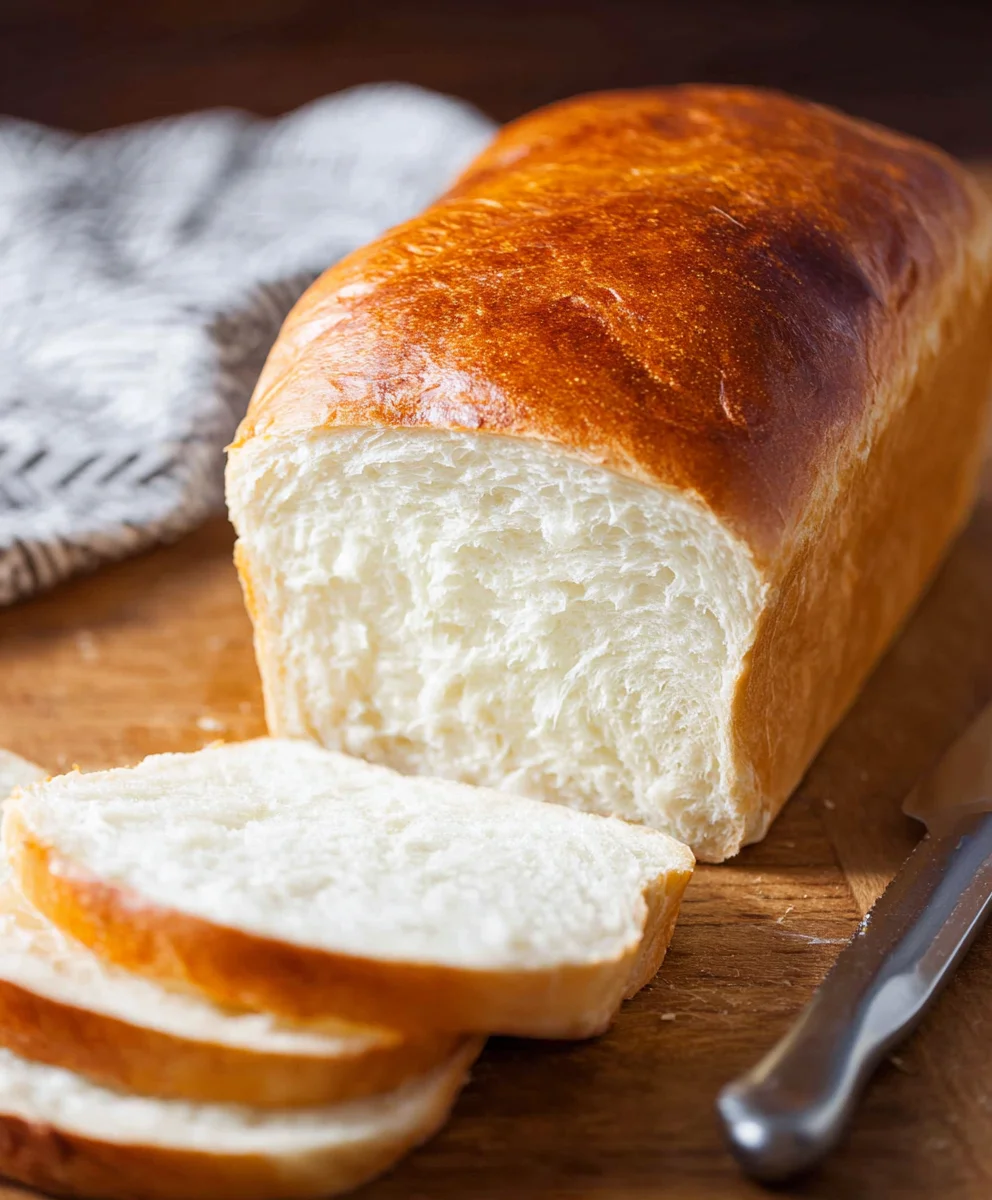 Amish White Bread Recipe-Soft Fluffy Homemade Loaf