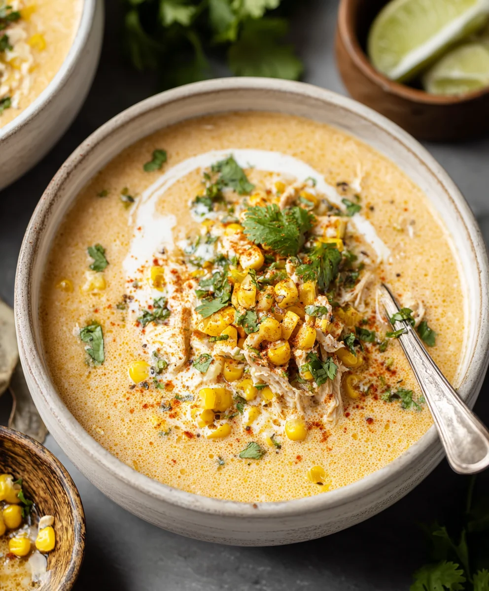 Mexican Street Corn Soup - Easy & Flavorful Recipe