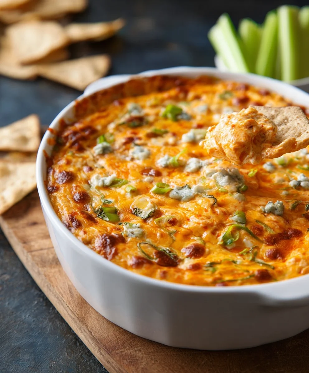 Easy Buffalo Chicken Dip Recipe-Game Day Favorite