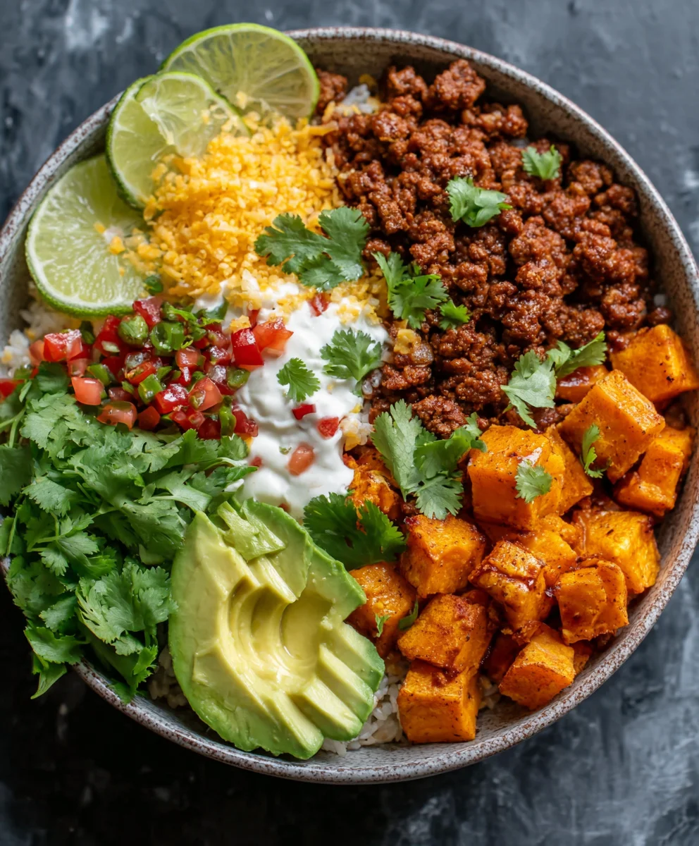 Sweet Potato Taco Bowl Recipe-Healthy & Delicious
