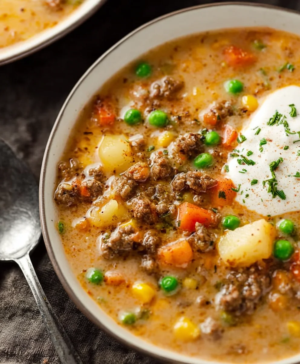 Hearty Beef Shepherd's Pie Soup - Easy Comfort Food