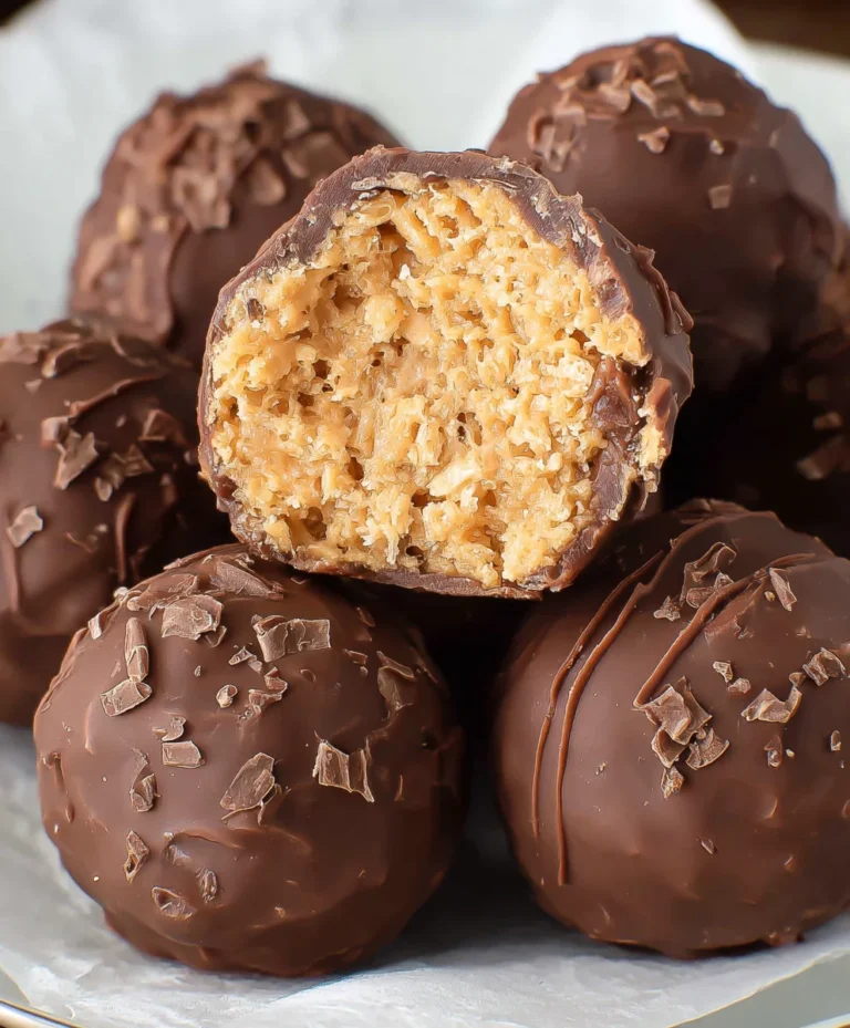 Peanut Butter Rice Krispie Balls – Easy Treats