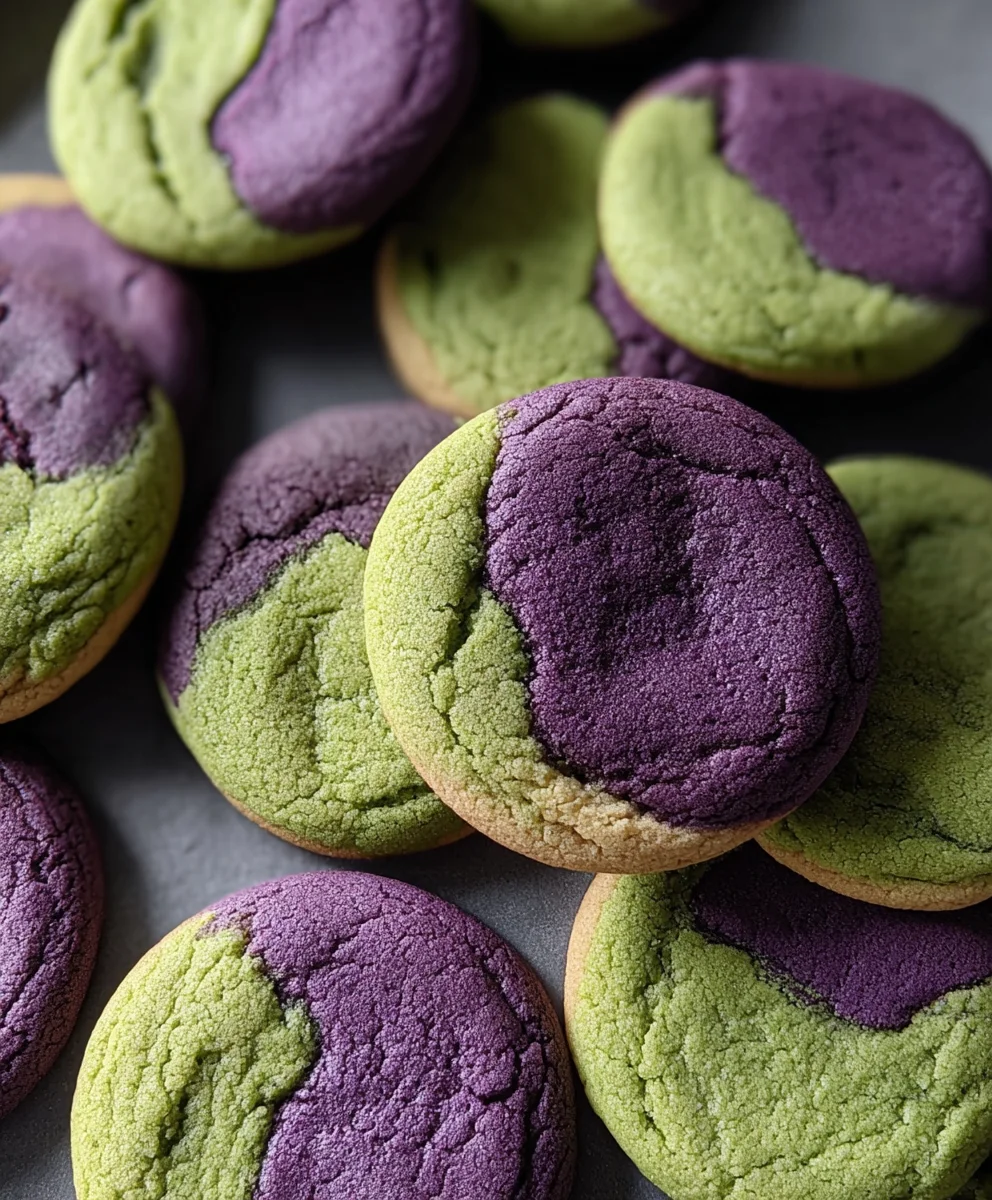 Matcha Ube Cookies - Sweet Purple Dream Recipe