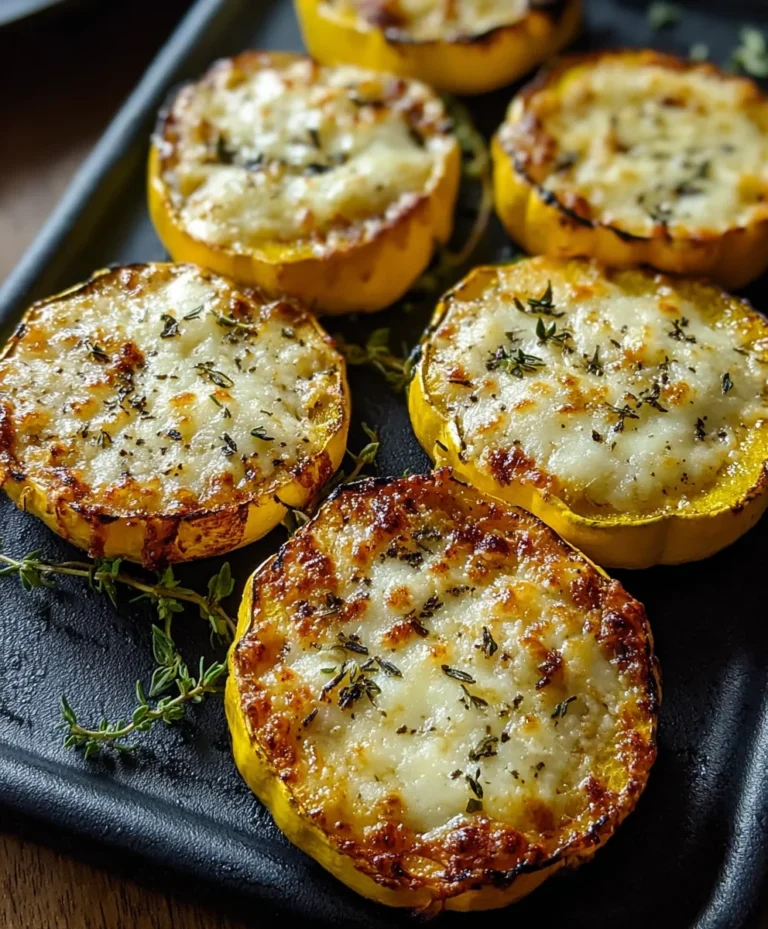 Cheesy Baked Squash- Easy Delicious Side Dish