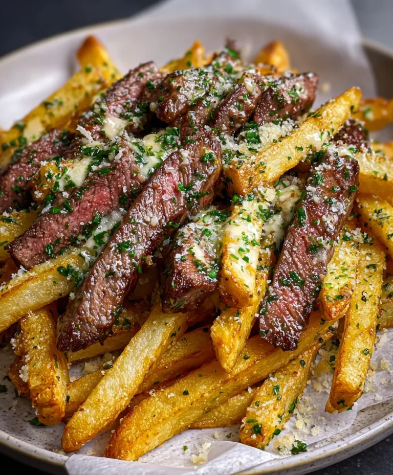 Garlic Parmesan Steak Fries-Easy Flavorful Recipe